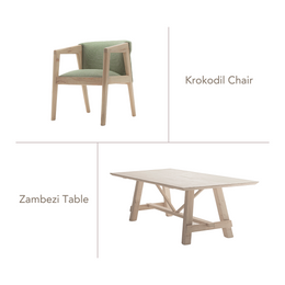 Zambezi Set - Krokodil Chairs