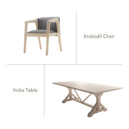 Volta Set - Krokodil Chairs