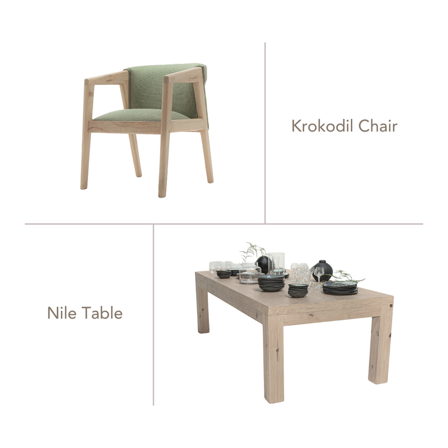 Nile Set - Krokodil Chair