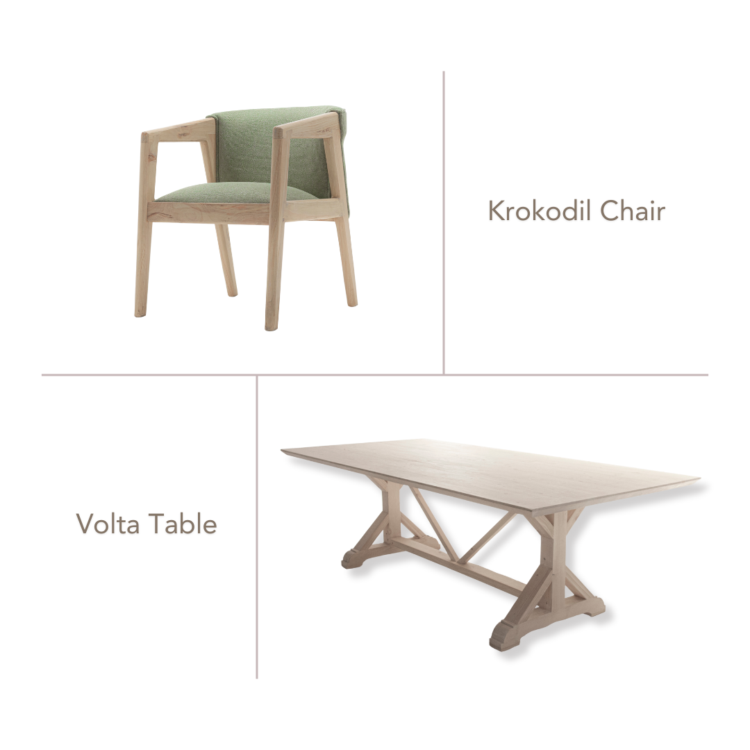 Volta Set - Krokodil Chairs