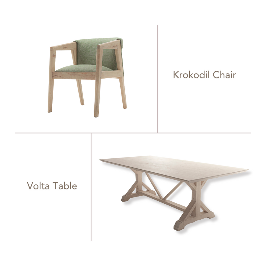 Volta Set - Krokodil Chairs
