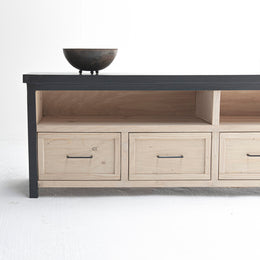 Okavango Plasma Unit 4 Drawer Two Tone