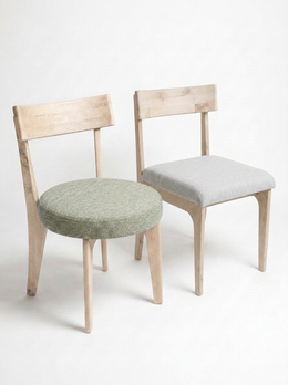Nineveh Oak Round Chair