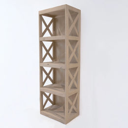 Cross River Bookshelf with Backing - Medium detail