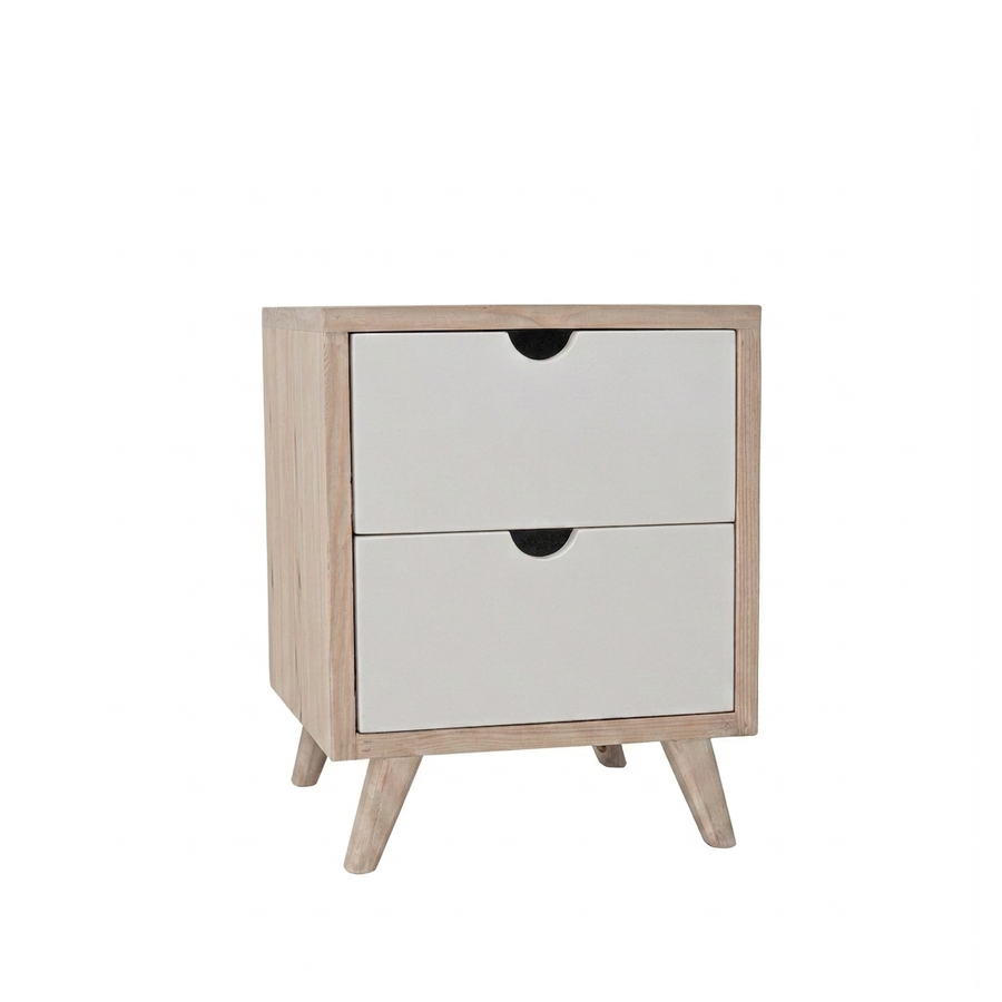 Msauli Pedestal - 2 Drawers White