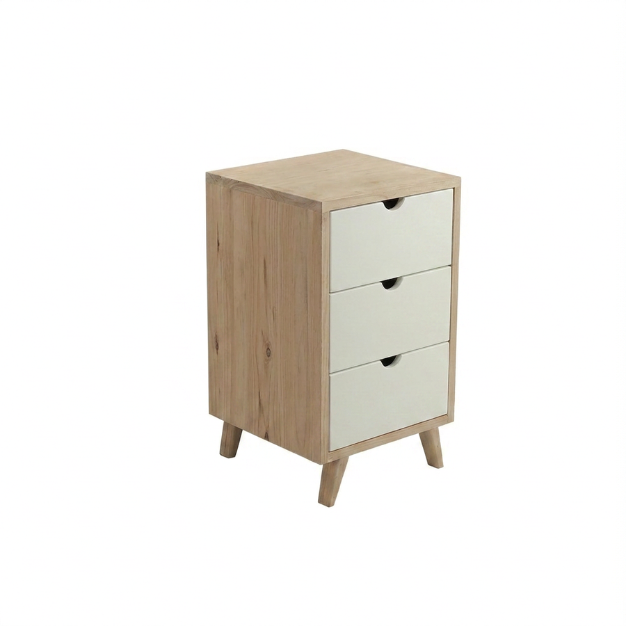 Msauli Pedestal - 3 Drawers White