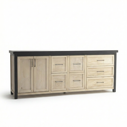 Okavango Sideboard 7 Drawers 2 Doors Two Tone