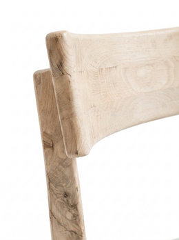 Nineveh Oak Round Chair