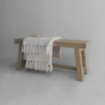 Minimalist Wooden Bench