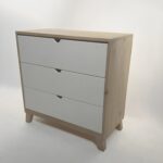 Msuali Chest of Drawers - 3 Drawer White