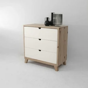 Msuali Chest of Drawers - 3 Drawer White