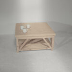 This rustic square coffee table is made from the finest spruce wood sourced in South Africa. The Gamtoos Coffee Table is more than just a piece of furniture.