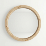 Wooden round mirror – Bree Rivier Mirror by Lighouse