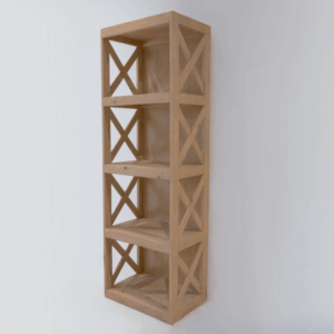 Cross River Bookshelf with Backing - Medium