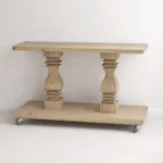 Wooden Server with detailed legs