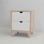 bedside table with white drawers