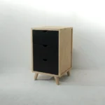 bedside table lighosue, black drawers